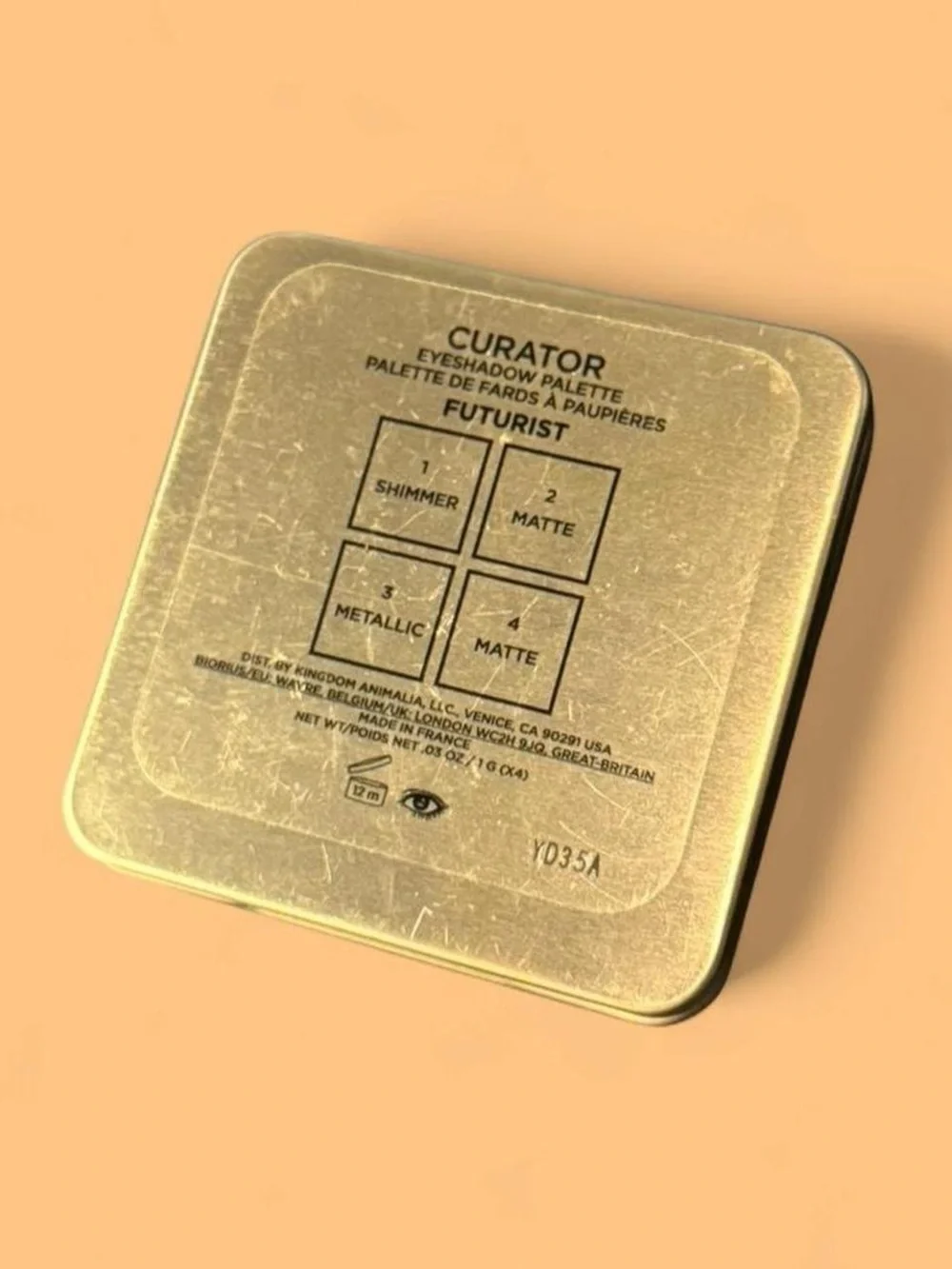 Hourglass Curator Eyeshadow Quad Palette in Futurist